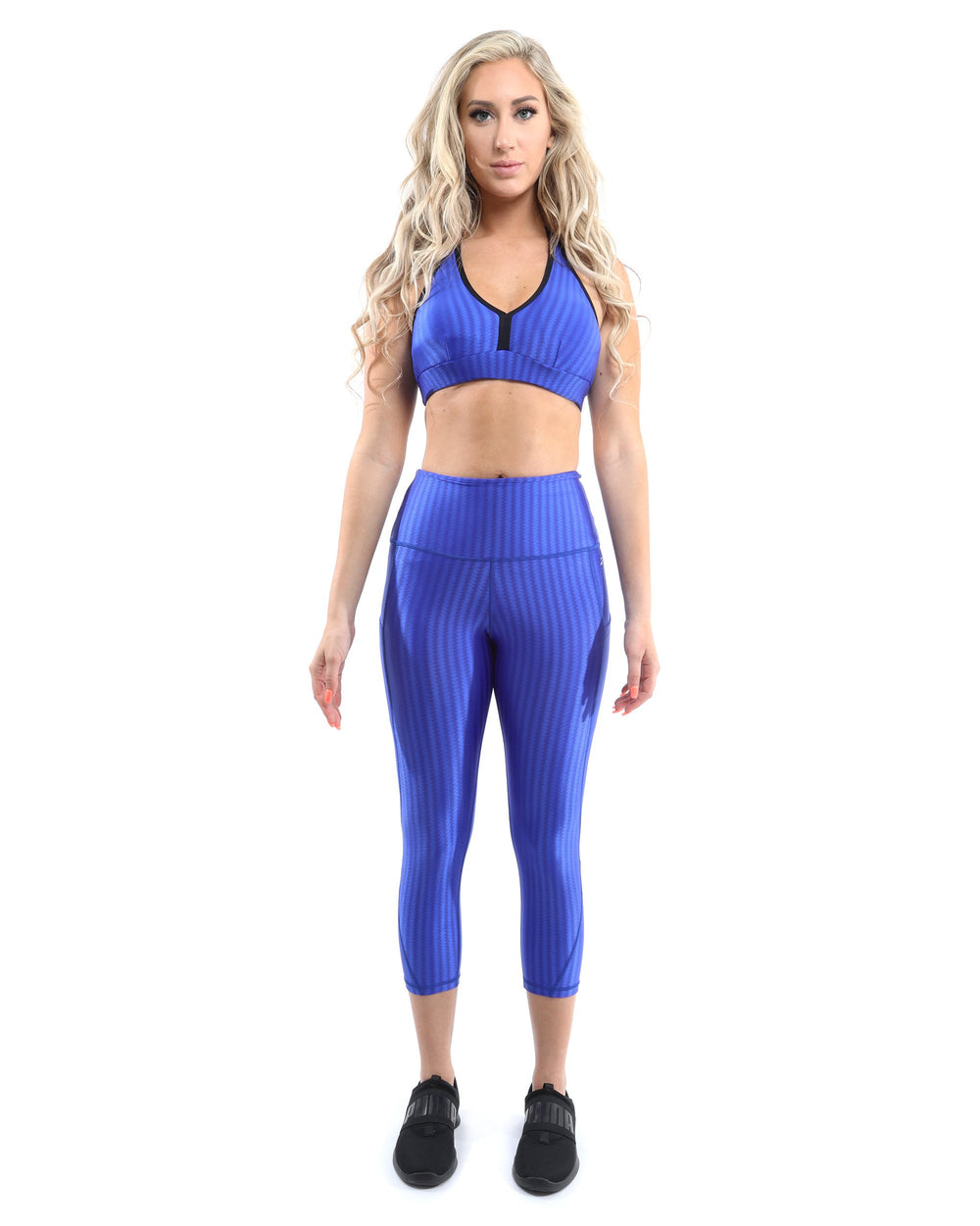 Firenze Activewear Sports Bra - Blue [MADE IN ITALY]